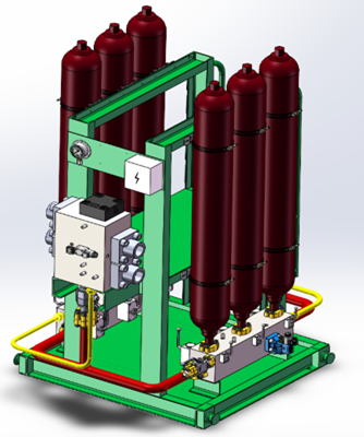 軋機標(biāo)準(zhǔn)蓄能器組